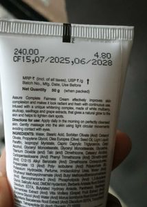 assur complete fairness cream