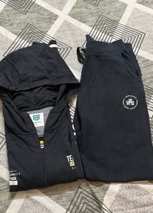 Black Hoodie & Sweatpants Set
