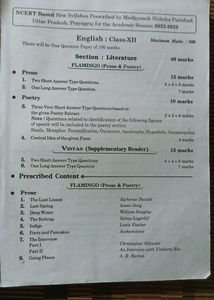 Class 12th English Help Book