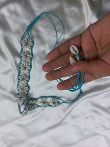 Turquoise color boho belt