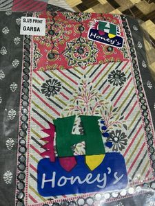Slub Print Garba Outfit Combo Fix Pric