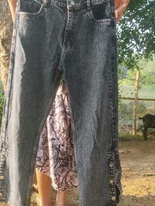 Stylish Grey Denim Jeans