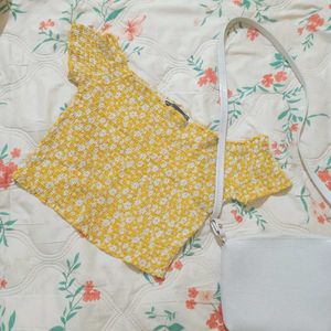 Summer Vibes Pintresty Floral Crop Top
