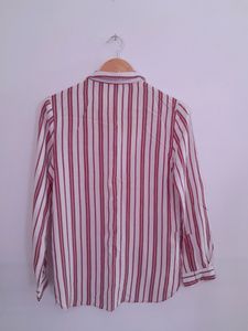 Striped Button-Down Shirt