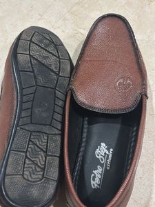 Retro Step Brown Loafers