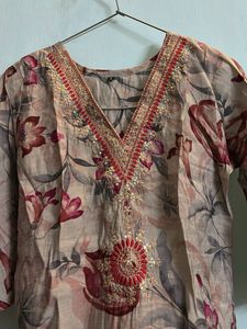 Kurti Set With Pants
