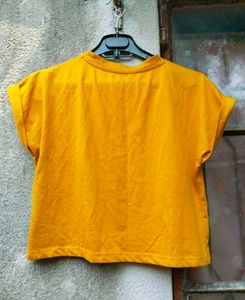 3 Combo Set ( White Crop T-Shirt with Tags)