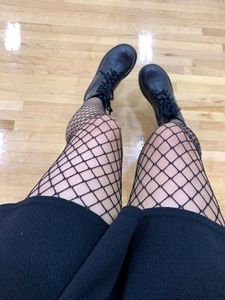 gothic fishnet stockings