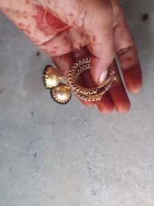 Golden Jhumka Earrings