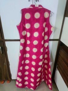 Pink Polka Dot Kurta