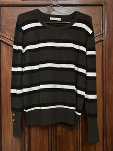 Striped Knit Sweater