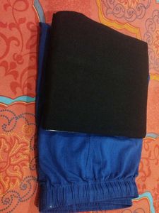Blue & Black Leggings