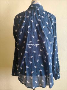 Unicorn Print Button Down