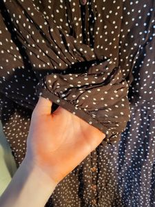 Vintage Polka Dot Midi Dress
