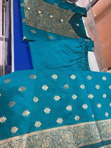 Paithani Teal & Gold Salwar Kameez