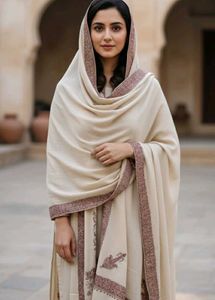 Elegant Embroidered Shawl