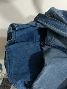 Denim Mini Skort