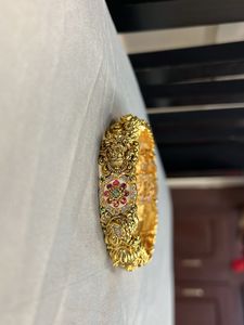 Ornate Gold-Tone Bangle