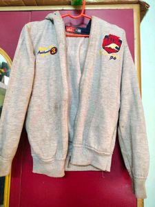 Cozy Gray Zip-Up Hoodie