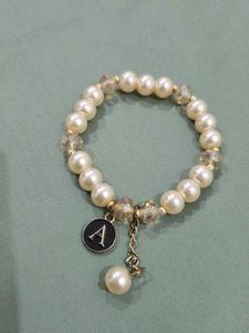 Pearl Initial Bracelet