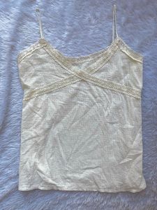 Cream Lace Detailed Camisole