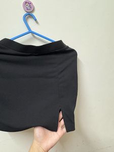 Mini Skirt With Side Slit