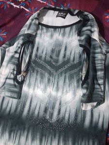 Tie-Dye Embellished Top