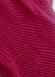 Maroon Ribbed High-Neck Stretch Top