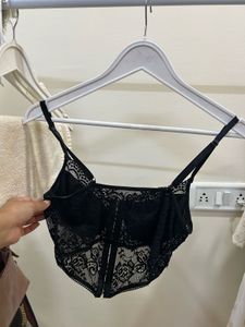 Black Lace Bustier