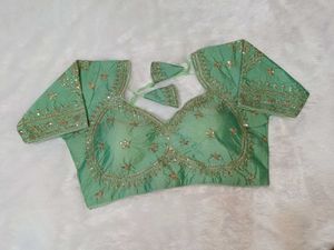 Greenish Sabyasachi Blouse