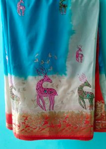 💥Light Weight 🥰 Beautiful Banarasi Silk 😘