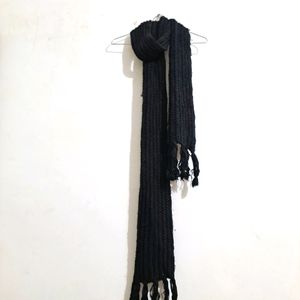 Woolen Crochet Beanie Cap &amp; Scarf Set 🖤