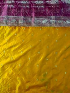 Yellow Benarasi For Wedding, Fastival Etc.