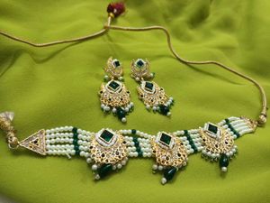 Elegant Green Jewelry Set