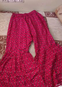Rose Pink Sharara Set