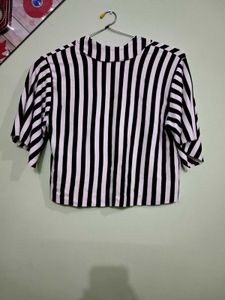 Striped Crop Top