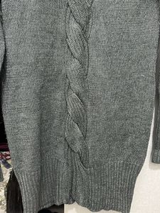 Designer Long Length Glittering Sweater