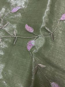 Party Green Saree💚