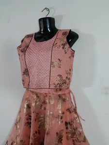 Peach Printed Skirt &amp; Top (Women&#39;s)