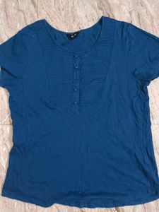 Blue Casual T-Shirt