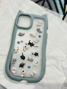 Cute Kitty I Phone 13 Cover