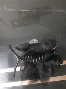 Black Floral Hair Accessory