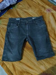 Denim Bermuda Shorts