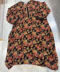 Floral Print Kurta