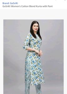 GoSriKi Floral Kurta Set size s