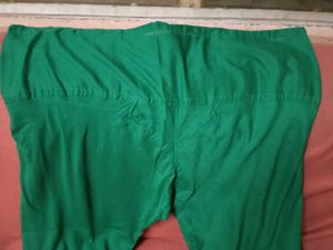 GentlyUsed Elegant Cream&amp;GreenEmbroidered KurtaSe