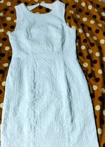 OFF WHITE TEXTURED DRESS 🤍