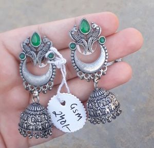 Oxidised Earrings