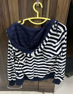 new nautica striped jacket never worn