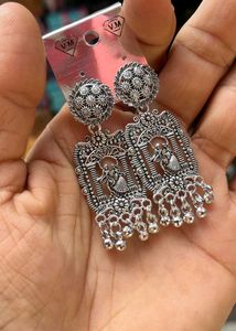 Black Metal Earrings